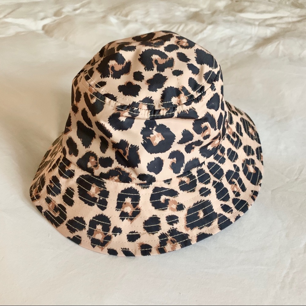Loeffler Randall Ivy Leopard Bucket Hat